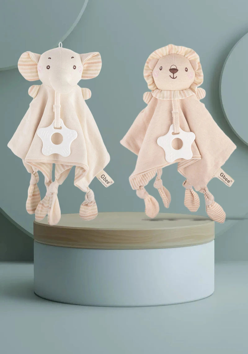 Cuddly Elephant Baby Comforter with Teether & Rattle