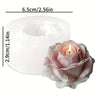 Reusable Rose Silicone Mold with Realistic Layered Petals