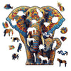 Wooden Animal Jigsaw Puzzle for Kids and Adults