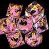 Liquid Core Cat Resin Dice Set for Dungeons & Dragons