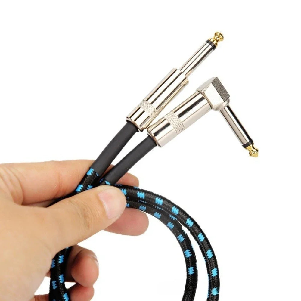 6.35mm Instrument Cable for Guitar & Bass – Flexible, Noise-Isolated 1.5m to 10m