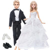 Doll Wedding Dress and Suit Gift Set for 11.5-Inch Fashion Dolls