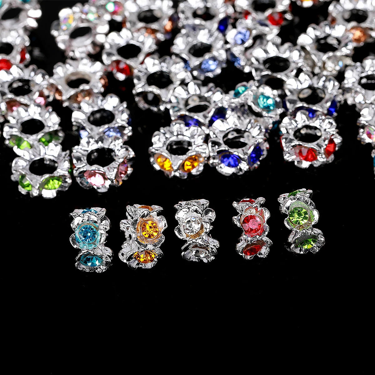 Decorative Flower Spacer Beads for Jewelry Making