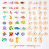Wooden Magnetic Fishing Game for Kids