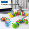 Articulated Fidget Slug Toy - Sensory Stress Relief for Kids and Adults
