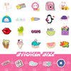 Kawaii Aesthetic Sticker Pack - 100 Unique Designs for Laptops, Water Bottles & More