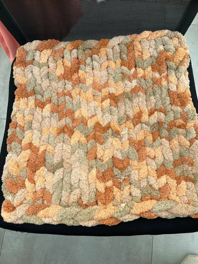 Chunky Chenille Yarn for Knitting and Crochet