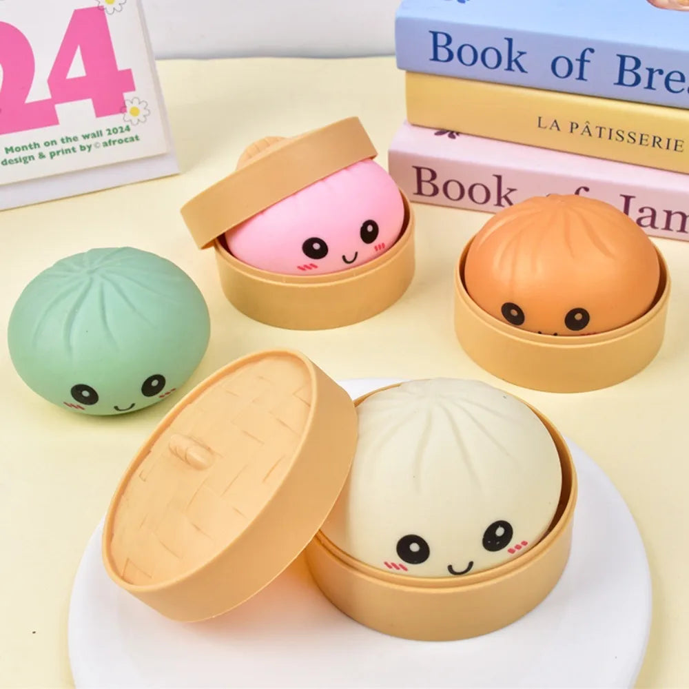 Colorful Dumpling Squishy Stress Relief Toy