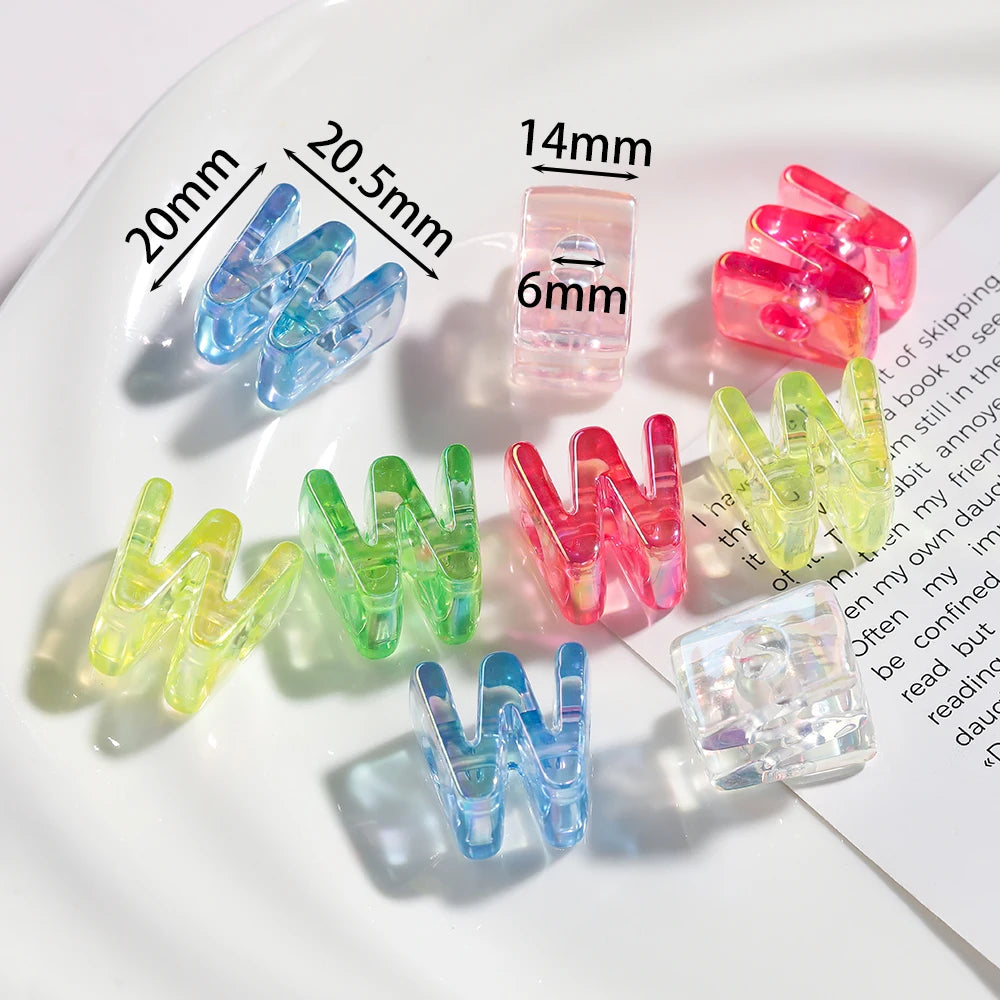 Acrylic Alphabet Beads for Jewelry Making – DIY Craft Kit