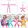 LED Giraffe Pop Tube Fidget Toys with Suction Cups (Set of 4)