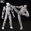 Anime-Style Articulated Dummy Figure with Display Stand