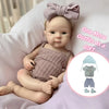Handmade Silicone Reborn Baby Doll with Two Outfits