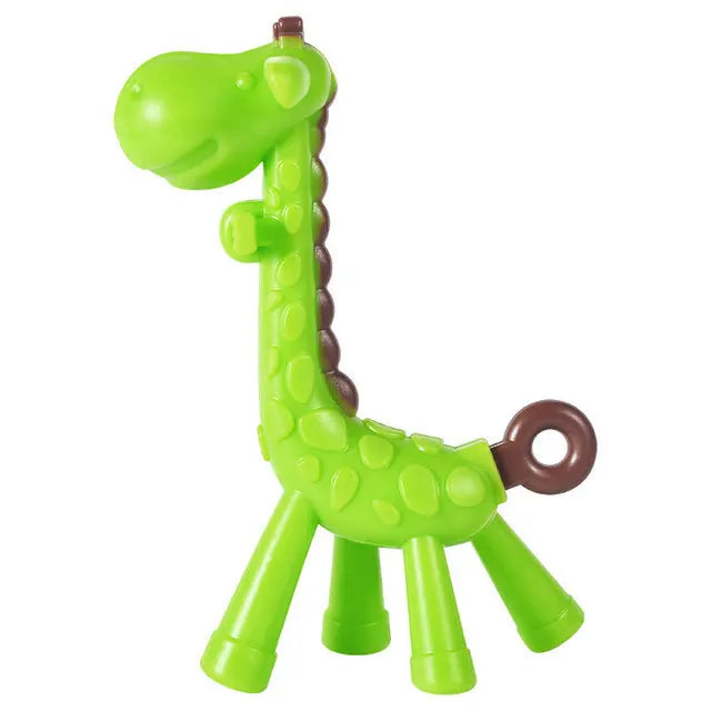 Baby Silicone Teething Brush – Banana Shape Soothing Toothbrush