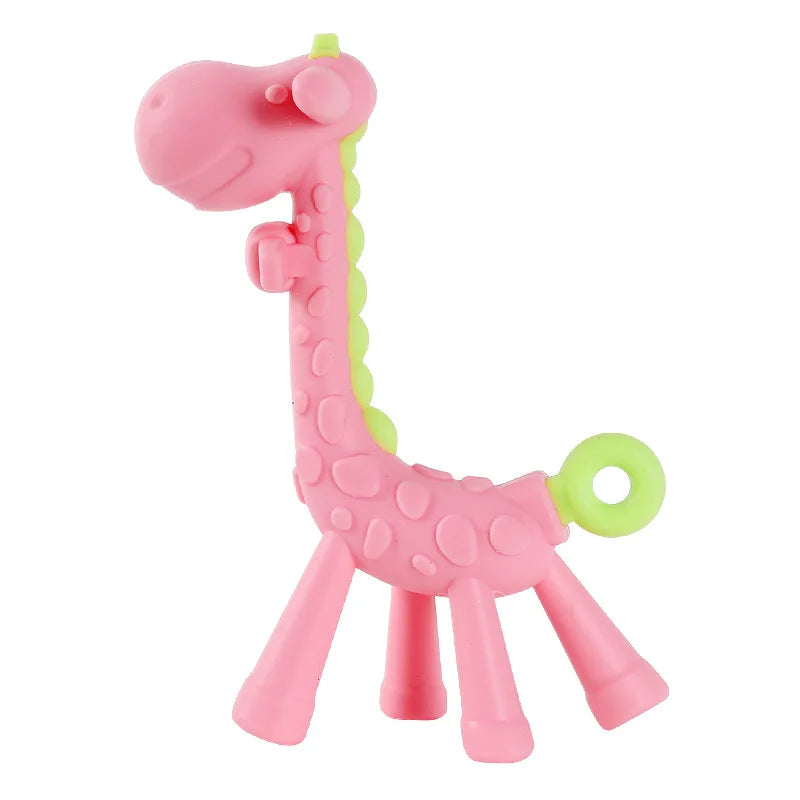 Baby Silicone Teething Brush – Banana Shape Soothing Toothbrush