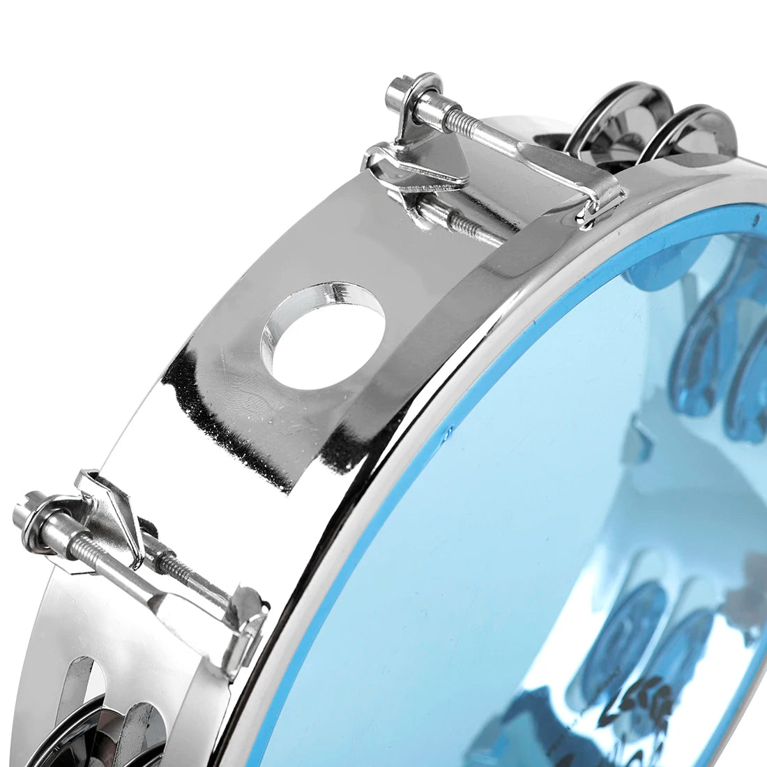 Self-Tuning Double Row Tambourine with Stainless Steel Rings