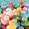 Glitter Rubber Duck Set – Fun Bath Toys & Party Favors