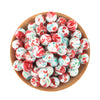 Pink Silicone Round Beads for DIY Jewelry Making