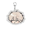 Acrylic keychain set featuring characters Isagi, Bachira, and Kunigami from Blue Lock