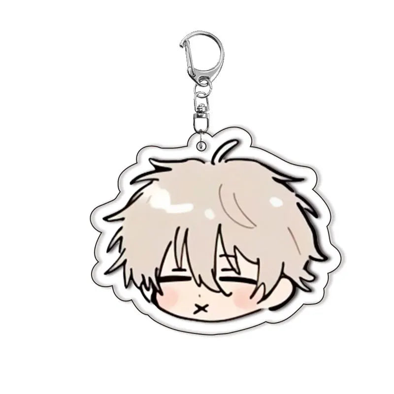 Acrylic keychain set featuring characters Isagi, Bachira, and Kunigami from Blue Lock