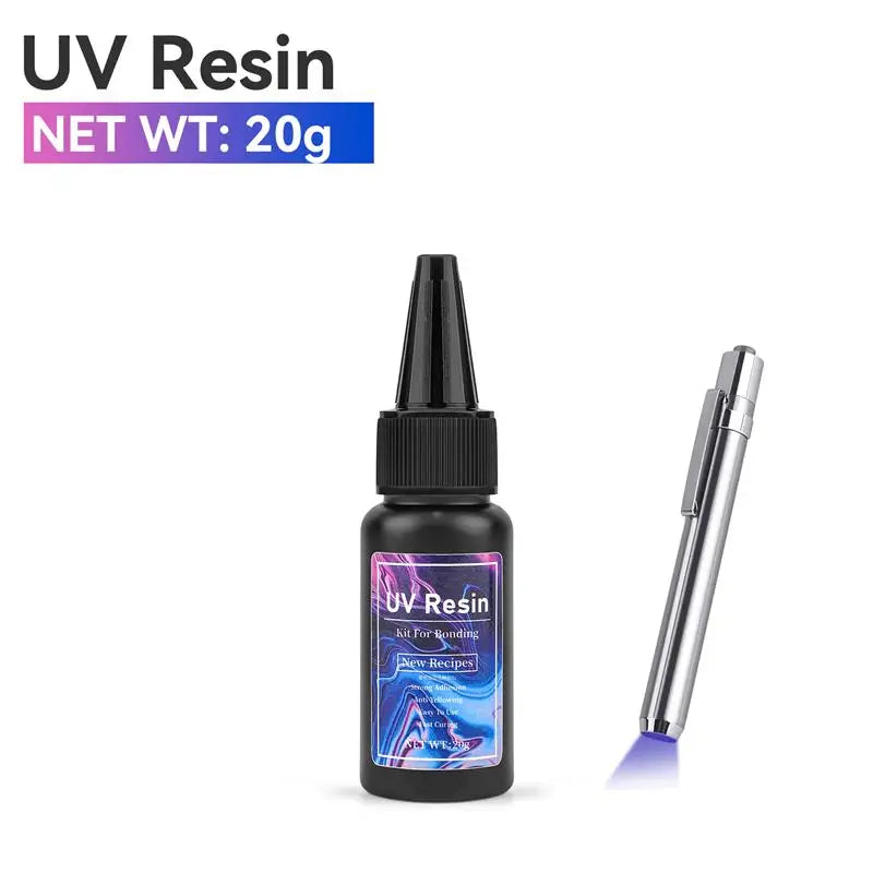 UV Curing Epoxy Resin Glue for Jewelry Making & Crafts