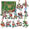 A box of 5D diamond painting keychain craft kits featuring various Christmas and animal charms.