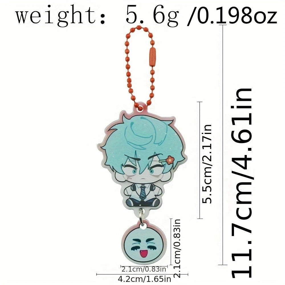 Cartoon Alien Stage Ivan & Till Acrylic Keychain