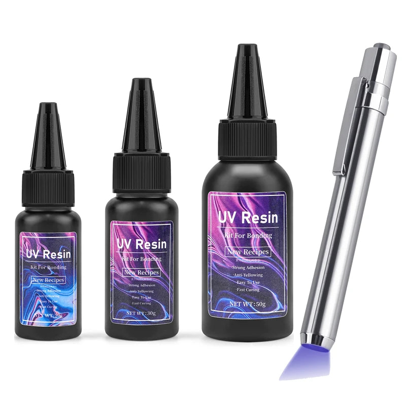 UV Curing Epoxy Resin Glue for Jewelry Making & Crafts