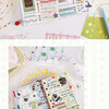 Decorative Wave & Line Memo Paper Pack for Journaling and Scrapbooking