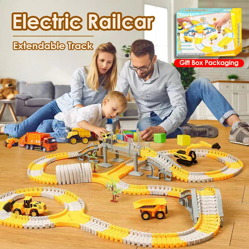 DIY Electric Track Car Building Set