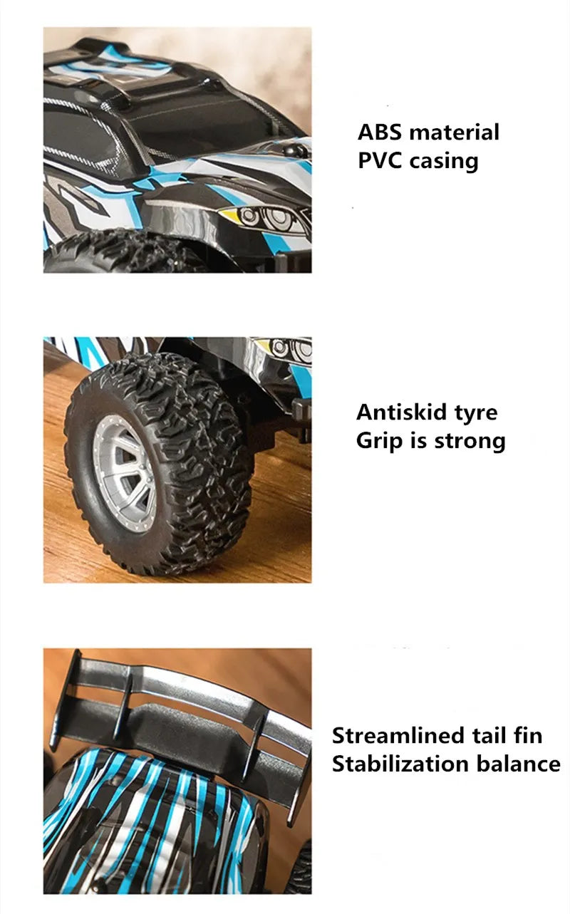 1:32 High-Speed Remote Control Car with Off-Road Capability