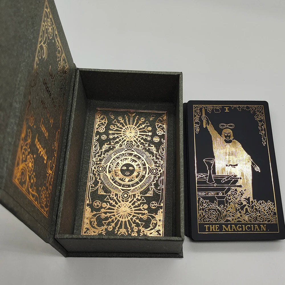 Gold Foil Rider Waite Tarot Deck