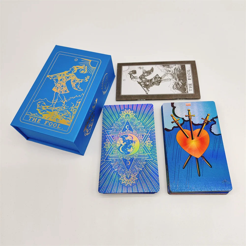 Gold Foil Rider Waite Tarot Deck