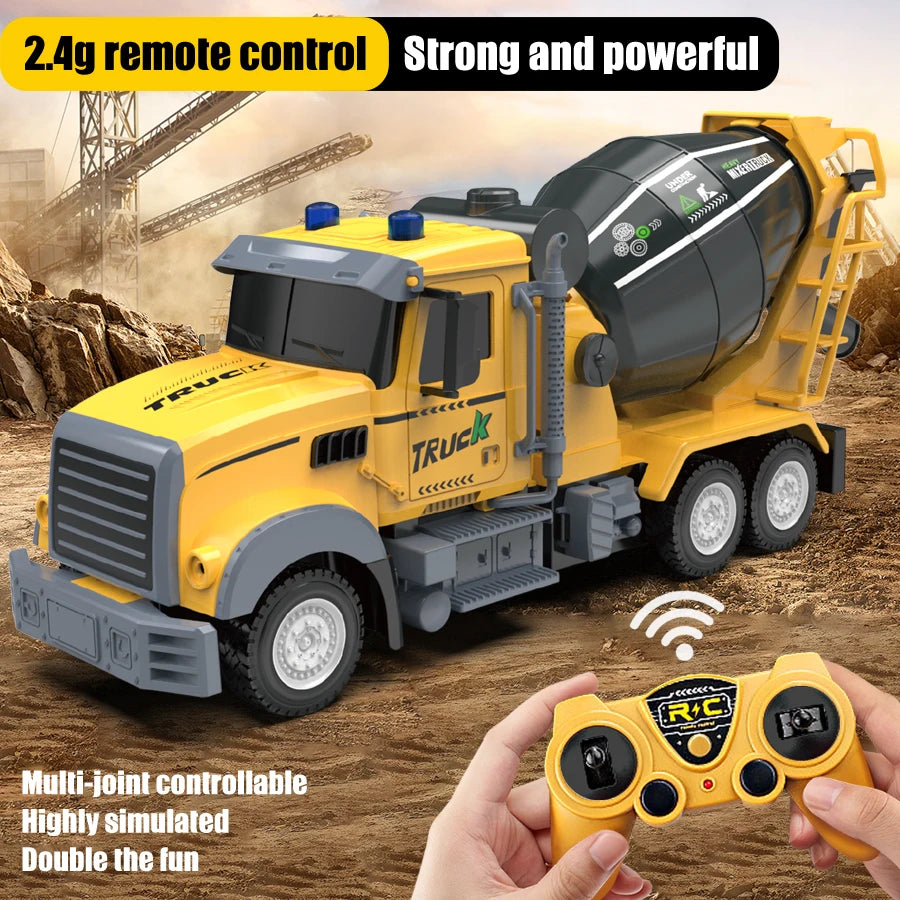 2.4G Remote Control Dump Truck with Lights and Sounds