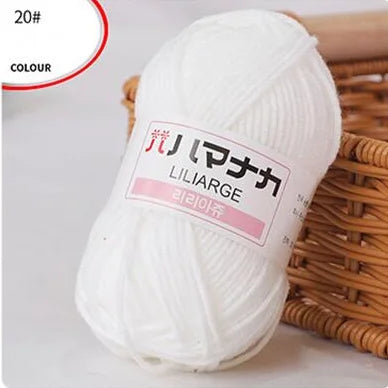 Milk Cotton Chenille Yarn for Soft Baby Knitting & Crochet