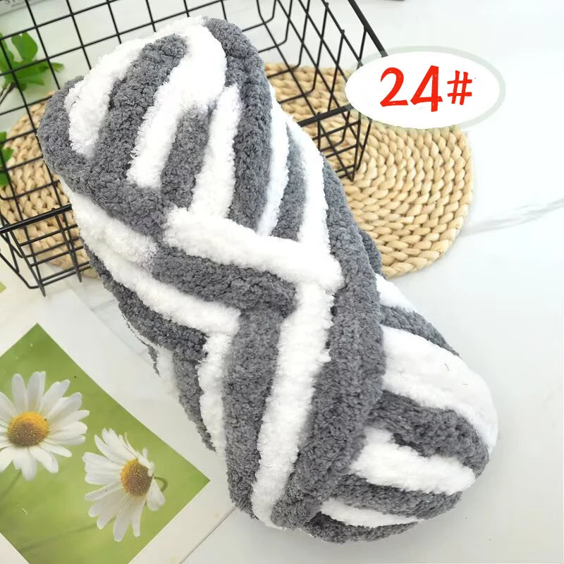 Extra Thick Chenille Yarn for Hand Knitting