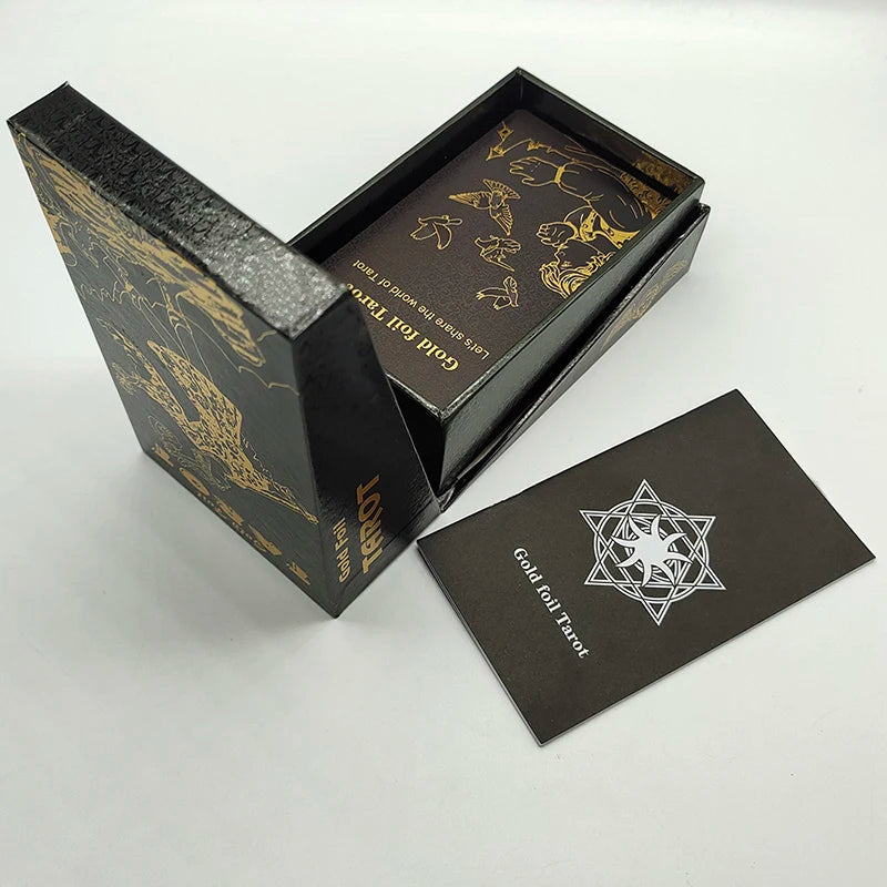 Gold Foil Rider Waite Tarot Deck