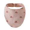 Organic Cotton Muslin Baby Bib with Bandana Style
