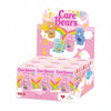 A box of POP MART Care Bears Colorful Hug Series collectible figurines featuring bears in various colors and expressions.