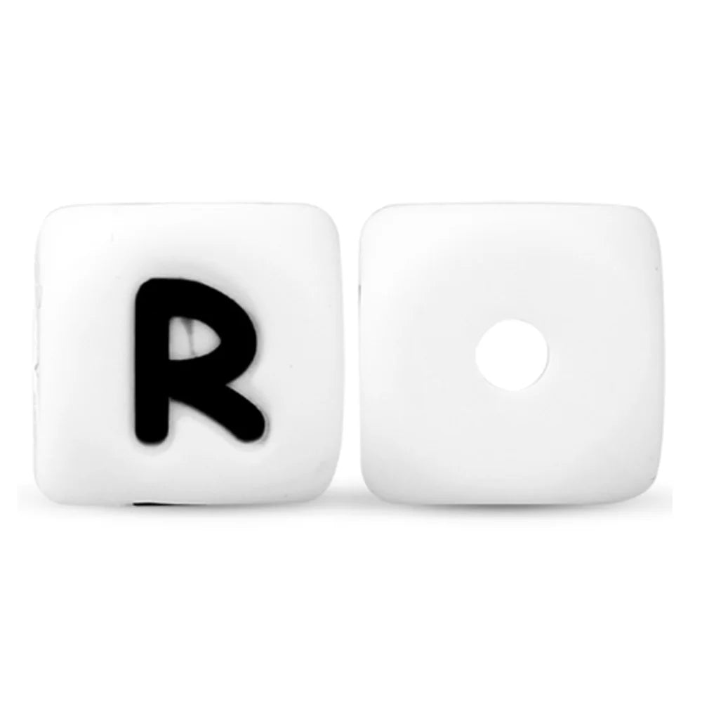Silicone Letter Beads for DIY Bracelets and Jewelry Making