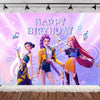 K-Pop Theme Party Backdrop for Birthday Celebrations