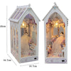 DIY Miniature Book Nook Kit - Retro Wooden Dollhouse Shelf Decor