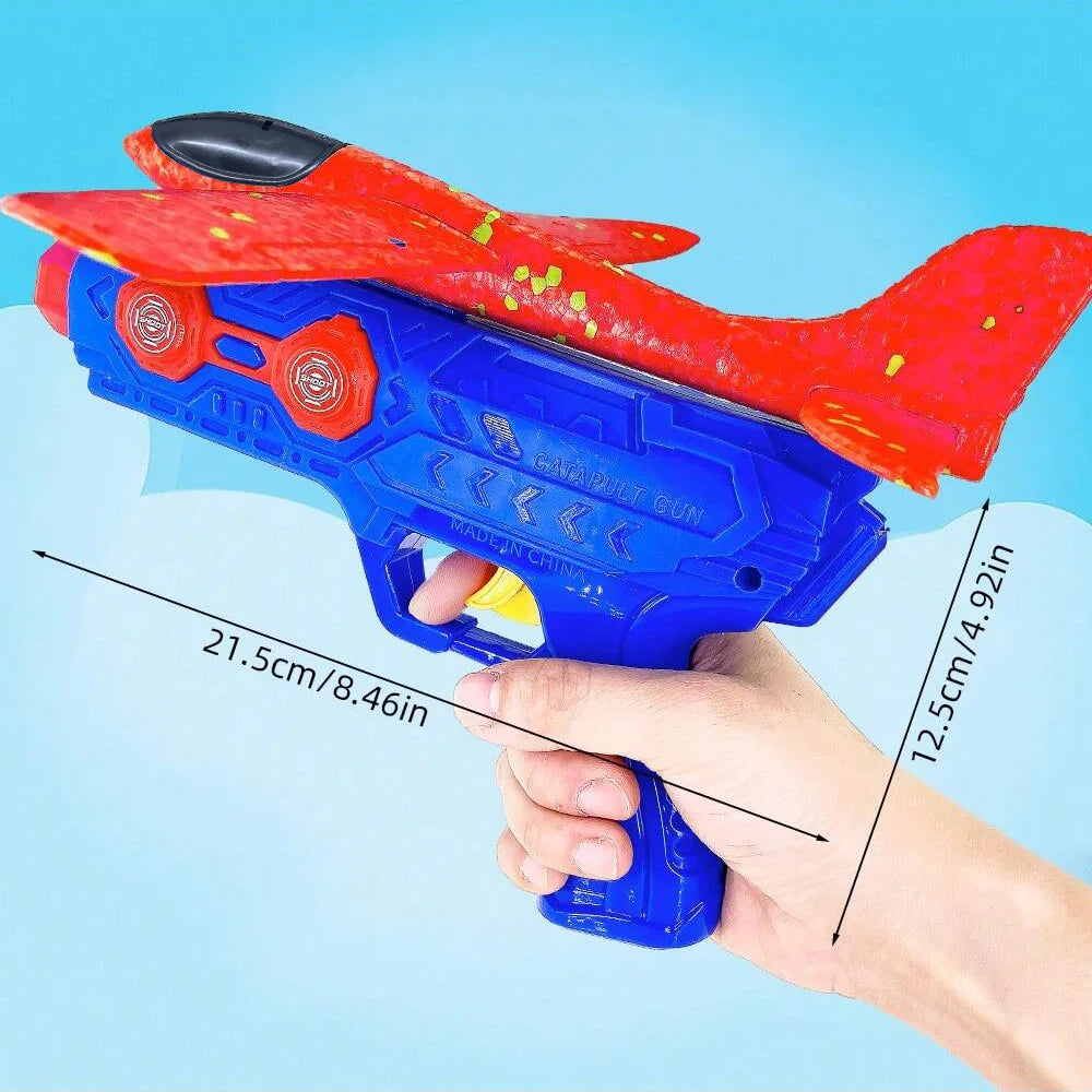 Kids' Foam Catapult Glider Planes – Outdoor Flying Toy Set