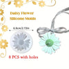 Reusable Rose Silicone Mold with Realistic Layered Petals
