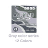 Acrylic Marker Set with Soft Brush Tips – 12 Colors