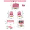 Mini Dollhouse Furniture Set – Bedroom & Kitchen Playset for Kids