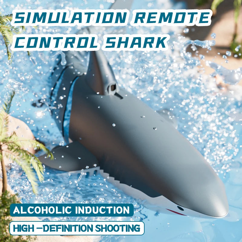 Realistic Remote Control Shark Toy with Rechargeable Battery