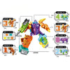 Number Dinosaur Robot Transformers Toy Set
