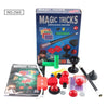 A box of Magic Tricks for kids containing various props and an instruction manual.