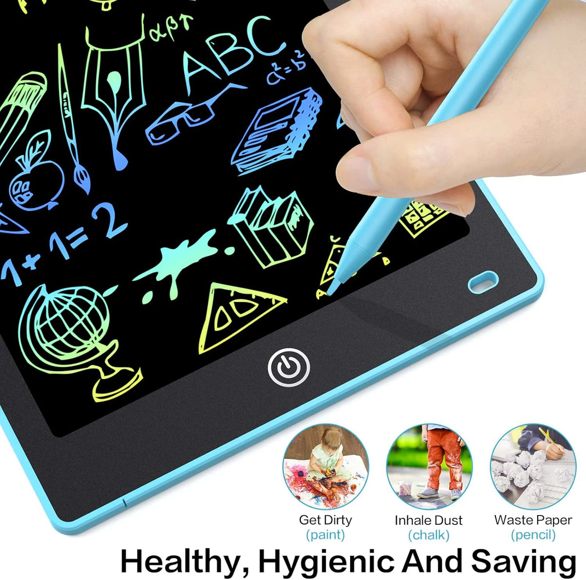 LCD Writing Tablet for Kids – 10 Inch Reusable Drawing Pad