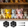Plastic Doll Eyes for Crafts and Stuffed Animals (Multipack)